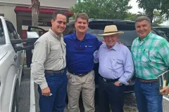 Pictured (from left) are Justin Sobie, Tobey Wagner, Noel Shapiro and Richard Burns in July 2016.